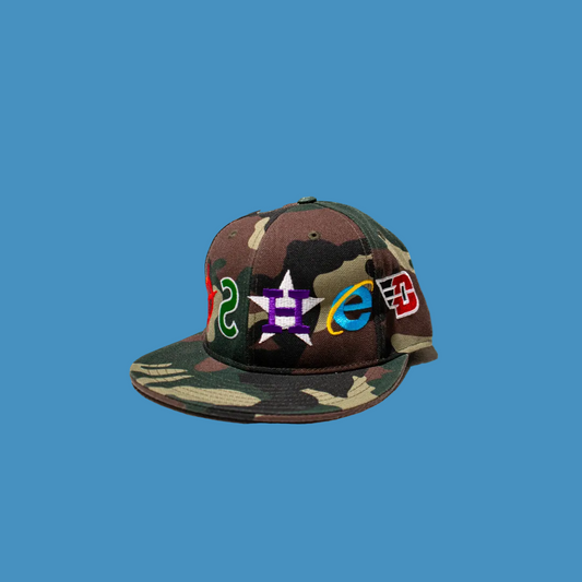 CAMO "WASHED" FITTED HAT