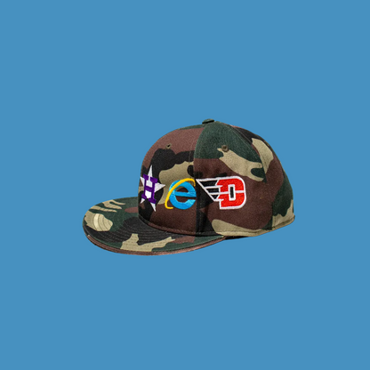 CAMO "WASHED" FITTED HAT