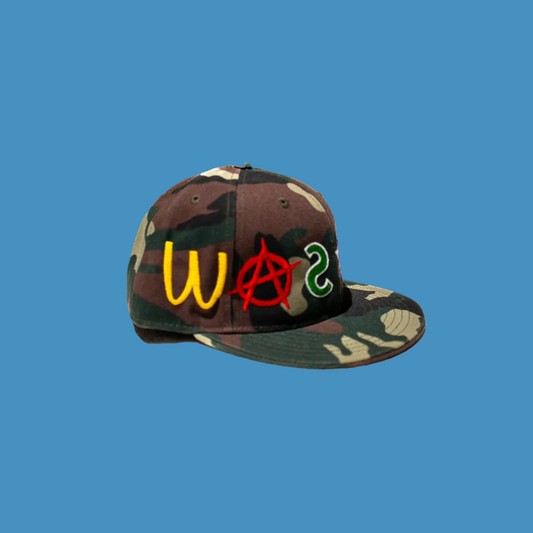 CAMO "WASHED" FITTED HAT