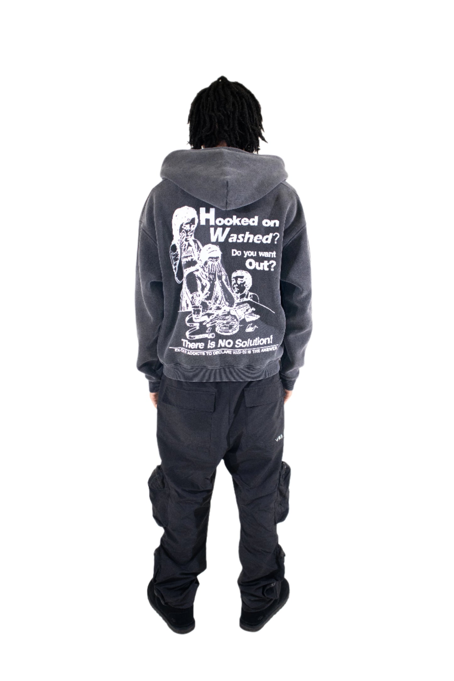 HOOKEDONWASHED - ZIP UP