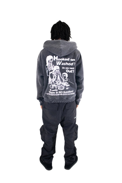 HOOKEDONWASHED - ZIP UP