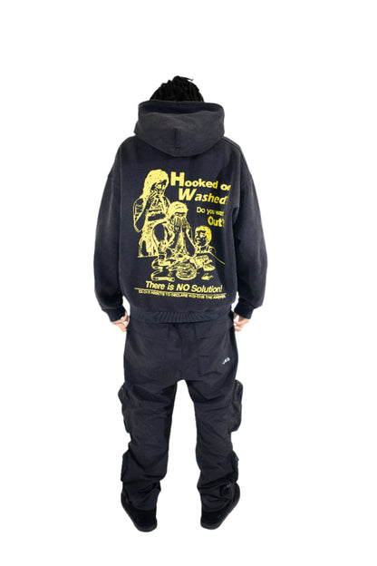 HOOKEDONWASHED - ZIP UP