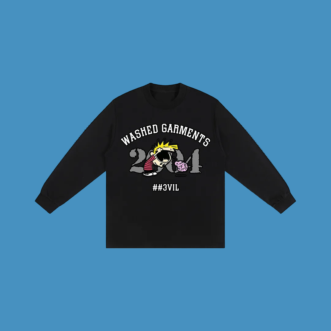 WASHED X 3VIL LONGSLEEVE