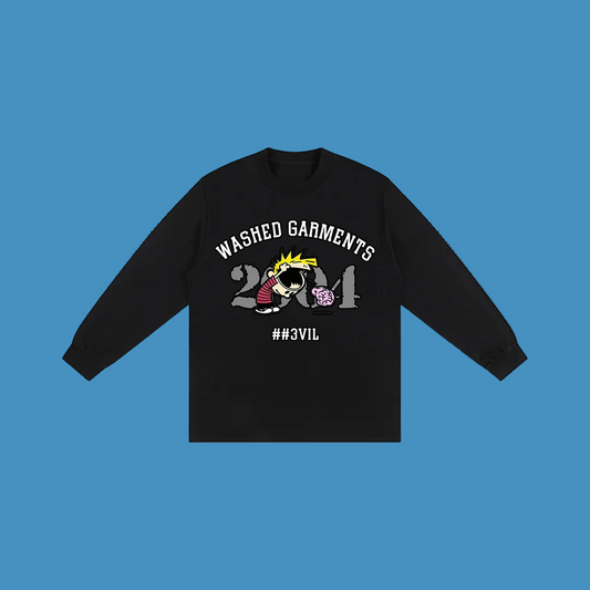 WASHED X 3VIL LONGSLEEVE